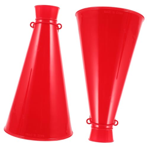 CORHAD 2 Stück Kunststoff Megaphone Sport Horn Lärmmacher Lautsprecher für Party und Sportveranstaltungen Robust Leicht zu Reinigen Tragbares Jubelhorn zum Anfeuern und Feiern CORHAD 2 Stück Kunststoff Megaphone Sport Horn Lärmmacher Lautsprecher für Party und Sportveranstaltungen Robust Leicht zu Reinigen Tragbares Jubelhorn zum Anfeuern und Feiern von CORHAD