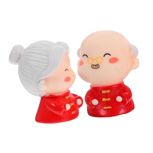 CORHAD 2 Stück Miniatur Älteres Ehepaar Figuren Cake Topper Jubiläum Geschenke Romantische Großeltern Deko Hochzeit Geburtstag Tisch Ornament CORHAD 2 Stück Miniatur Älteres Ehepaar Figuren Cake Topper Jubiläum Geschenke Romantische Großeltern Deko Hochzeit Geburtstag Tisch Ornament von CORHAD