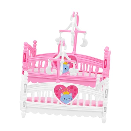 CORHAD 2 Stück Miniatur Puppenbett aus Abs Realistisches Design Langlebig Geeignet als Puppenhaus Möbel und Miniatur Schlafzimmer Dekoration für Puppenhaus Zubehör Fans CORHAD 2 Stück Miniatur Puppenbett aus Abs Realistisches Design Langlebig Geeignet als Puppenhaus Möbel und Miniatur Schlafzimmer Dekoration für Puppenhaus Zubehör Fans von CORHAD