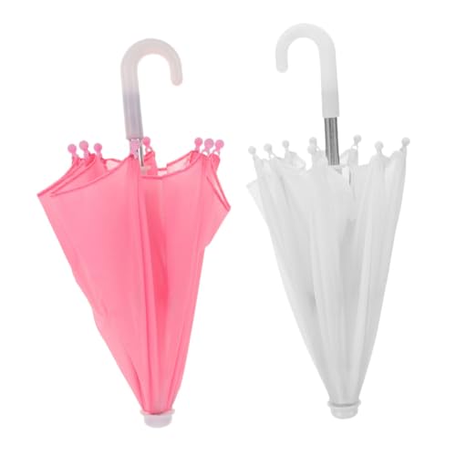 CORHAD 2 Stück Miniatur Puppenzubehör Mini Regenschirme Weiß Wetterfeste Langlebige Miniatur Puppenschirme für Drinnen und Draußen Modische Accessoires für Rollenspiel und Sammeln CORHAD 2 Stück Miniatur Puppenzubehör Mini Regenschirme Weiß Wetterfeste Langlebige Miniatur Puppenschirme für Drinnen und Draußen Modische Accessoires für Rollenspiel und Sammeln von CORHAD