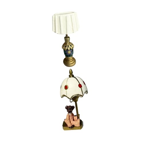 CORHAD 2 Stück Puppenhaus-miniaturlampen: Mini-tischlampen Für Puppenhaus-Miniatur-szenenmodelle – Kleine Puppenbeleuchtung Im Bezaubernden Stil Für Sammler Und Kinder CORHAD 2 Stück Puppenhaus-miniaturlampen: Mini-tischlampen Für Puppenhaus-Miniatur-szenenmodelle – Kleine Puppenbeleuchtung Im Bezaubernden Stil Für Sammler Und Kinder von CORHAD