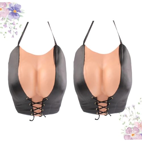 CORHAD 2 Stück Simulation Weibliche Brust Teiliges Eva Crossdressing Cosplay Kostüm Zubehör für Party Bühnenauftritt Karneval Hen Stag Feiern CORHAD 2 Stück Simulation Weibliche Brust Teiliges Eva Crossdressing Cosplay Kostüm Zubehör für Party Bühnenauftritt Karneval Hen Stag Feiern von CORHAD