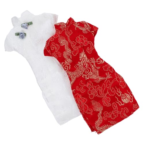 CORHAD 2 Stück Teiliges Puppenkleid Cheongsam aus Weichem Traditionelles Chinesisches Kostüm Handgefertigt Langlebig und Wiederverwendbar Geeignet für Spielpuppen Charmantes Geschenk CORHAD 2 Stück Teiliges Puppenkleid Cheongsam aus Weichem Traditionelles Chinesisches Kostüm Handgefertigt Langlebig und Wiederverwendbar Geeignet für Spielpuppen Charmantes Geschenk von CORHAD