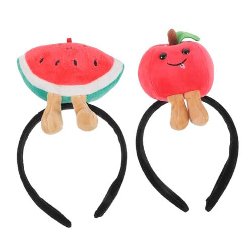 CORHAD 2 Stück Wassermelonen Stirnband Haar Accessoires Für Mädchen Cosplay Stirnband Erwachsenen Stirnband Lustige Stirnbänder Für Frauen Einzigartige Stirnbänder Stirnband Bulk von CORHAD