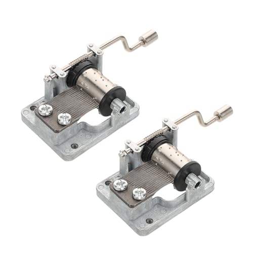 CORHAD 2-teiliges Spieluhrwerk: Handkurbel-spieluhrmechanismus Mit Acht Tönen Für DIY-spieluhren, Bastelprojekte Und CORHAD 2-teiliges Spieluhrwerk: Handkurbel-spieluhrmechanismus Mit Acht Tönen Für DIY-spieluhren, Bastelprojekte Und von CORHAD