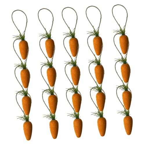 CORHAD 20 Stück Karotte-Anhänger ostegeschenke wohnungsdeko Lebendige Karottenform Karotten Dekoration Karotten gefälscht Haushaltsdekorationen Osterparty-Anhänger Schaum Orange CORHAD 20 Stück Karotte-Anhänger ostegeschenke wohnungsdeko Lebendige Karottenform Karotten Dekoration Karotten gefälscht Haushaltsdekorationen Osterparty-Anhänger Schaum Orange von CORHAD