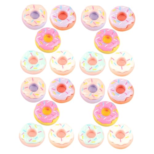 CORHAD 20 Stück Simulations-Donut künstliche Donuts Machen Krapfen Toy House Miniaturessen für Puppenhaus Harz CORHAD 20 Stück Simulations-Donut künstliche Donuts Machen Krapfen Toy House Miniaturessen für Puppenhaus Harz von CORHAD