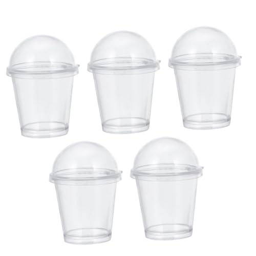 CORHAD 20 Stück Teiliges Mini milchtee becher Robustem Realistische Mousse cup deko Kindersicheres Vielseitig für DIY und Puppenhäuser Geeignet von CORHAD