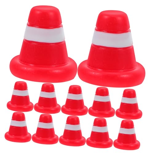 CORHAD 20 Stück Teiliges Mini verkehrszeichen Sicherheitskegeln Realistische DIY Miniatur straßenschilder für Puppenhaus Kreative Bastelaccessoires für Modellbau Lernspielzeug CORHAD 20 Stück Teiliges Mini verkehrszeichen Sicherheitskegeln Realistische DIY Miniatur straßenschilder für Puppenhaus Kreative Bastelaccessoires für Modellbau Lernspielzeug von CORHAD