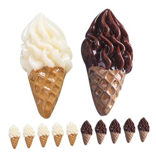 CORHAD 20 Stück Teiliges Miniatur Eiscreme Dekor aus Harz Realistische Mini Dessert Charms für Puppenhaus DIY Schmuck und Handyhüllen Lebendige Farben für Miniatur Szenen und CORHAD 20 Stück Teiliges Miniatur Eiscreme Dekor aus Harz Realistische Mini Dessert Charms für Puppenhaus DIY Schmuck und Handyhüllen Lebendige Farben für Miniatur Szenen und von CORHAD