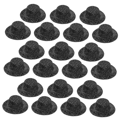 CORHAD 20 Stück Teiliges Miniatur Jazz Hüte Schwarz Mini Puppenhüte für DIY Bastelprojekte Leichte Dekorative Mini Hüte für Püppchen Puppenköpfe und Partydekoration CORHAD 20 Stück Teiliges Miniatur Jazz Hüte Schwarz Mini Puppenhüte für DIY Bastelprojekte Leichte Dekorative Mini Hüte für Püppchen Puppenköpfe und Partydekoration von CORHAD