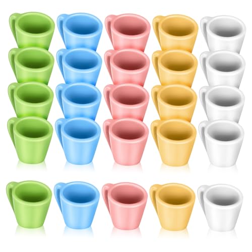 CORHAD 20 Stück Teiliges Miniatur tassen Hochwertigem Harz Farbenfrohe Puppenhaus Dekoration Realistische Miniaturbecher für Kreative DIY Modelle Spielspaß CORHAD 20 Stück Teiliges Miniatur tassen Hochwertigem Harz Farbenfrohe Puppenhaus Dekoration Realistische Miniaturbecher für Kreative DIY Modelle Spielspaß von CORHAD