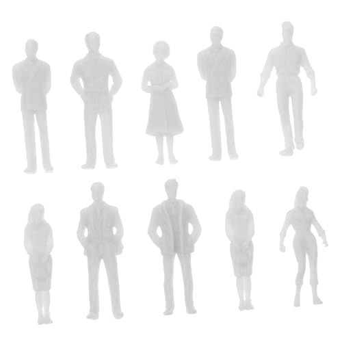 CORHAD 20 Stück Unbemalt Kunststoff DIY Architekturmodell Landschaftsdekoration für Puppenhaus Modellbau CORHAD 20 Stück Unbemalt Kunststoff DIY Architekturmodell Landschaftsdekoration für Puppenhaus Modellbau von CORHAD