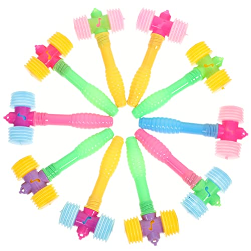 CORHAD 24 Stück Teiliges Hammer Kleine Bunte Hämmer mit Soundfunktion Pädagogisches Klopfspielzeug für Jungen und Mädchen Tragbar und Spielerisch Fördernd von CORHAD