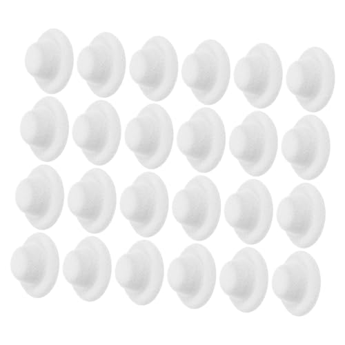 CORHAD 24 Stück Teiliges Mini Filz Top Hat Kleine Filzhüte für Bastelarbeiten Vielseitige Miniatur Zylinderhüte für Puppen Partydekorationen und Geschenkverzierung Geeignet für von CORHAD