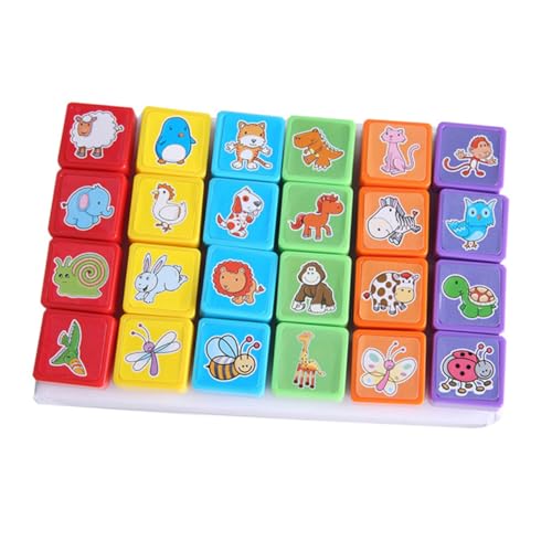 CORHAD 24 Stück Teiliges Stempelset mit Umweltfreundlichen Kunststoff Tiermotiven Sicher Geruchsfrei für Scrapbooking Geburtstagsfeiern Klassenraum und Bastelprojekte CORHAD 24 Stück Teiliges Stempelset mit Umweltfreundlichen Kunststoff Tiermotiven Sicher Geruchsfrei für Scrapbooking Geburtstagsfeiern Klassenraum und Bastelprojekte von CORHAD
