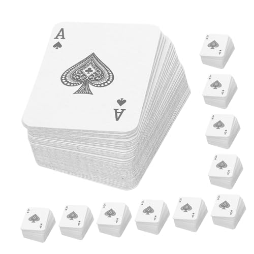 CORHAD 24Sätze Miniaturkarten Kleine Spielkarten für Party und Reisenspiele Kreative für Freunde und Familie Langlebige Humorvolle Gestaltung für Unterhaltung CORHAD 24Sätze Miniaturkarten Kleine Spielkarten für Party und Reisenspiele Kreative für Freunde und Familie Langlebige Humorvolle Gestaltung für Unterhaltung von CORHAD