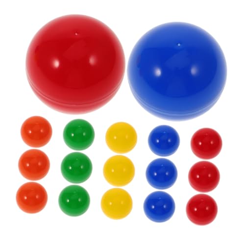 CORHAD 25 Stück Teiliges Bunte Kunststoff lotteriekugeln zum Öffnen und Befüllen Wiederverwendbare Tombola bälle Robustes Material für Partyspiele und Gewinnspielaktionen CORHAD 25 Stück Teiliges Bunte Kunststoff lotteriekugeln zum Öffnen und Befüllen Wiederverwendbare Tombola bälle Robustes Material für Partyspiele und Gewinnspielaktionen von CORHAD