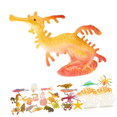 CORHAD 26pcs Meerestiere Meerestiere Meeresleben Kreaturen Spielzeug Set Tiere Lernen Spielzeug Lernen CORHAD 26pcs Meerestiere Meerestiere Meeresleben Kreaturen Spielzeug Set Tiere Lernen Spielzeug Lernen von CORHAD