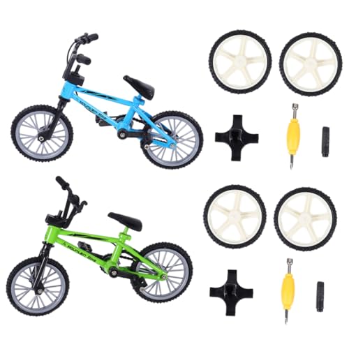 CORHAD 2Sätze Fingerfahrräder aus Aluminiumlegierung Kognitives für Fingerbikespielzeug für Schreibtischdekoration und Stressabbau Grüne CORHAD 2Sätze Fingerfahrräder aus Aluminiumlegierung Kognitives für Fingerbikespielzeug für Schreibtischdekoration und Stressabbau Grüne von CORHAD
