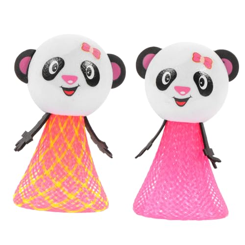 CORHAD 2Stücke Hüpfende Panda Puppenspielzeuge Farbige Deko Für Schreibtisch Für Party Gefälligkeiten Drückbare Für Frustration Und Stressabbau CORHAD 2Stücke Hüpfende Panda Puppenspielzeuge Farbige Deko Für Schreibtisch Für Party Gefälligkeiten Drückbare Für Frustration Und Stressabbau von CORHAD
