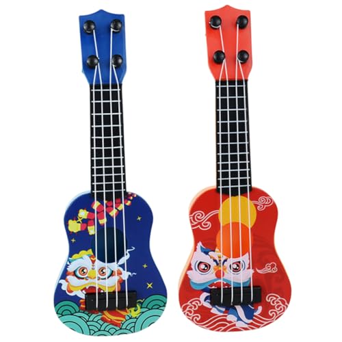 CORHAD 2Stücke Kindergitarre Spielzeugset Mini Ukulele für Kleinkinder Musikinstrument für Anfänger Farben Jungen und Ab Jahren Fördert CORHAD 2Stücke Kindergitarre Spielzeugset Mini Ukulele für Kleinkinder Musikinstrument für Anfänger Farben Jungen und Ab Jahren Fördert von CORHAD