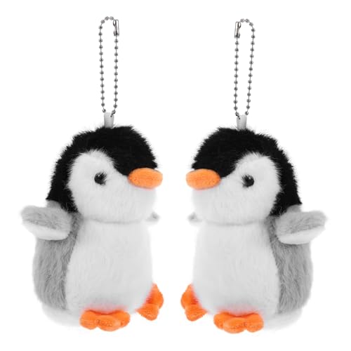 CORHAD 2Stücke Plüsch Pinguin Schlüsselanhänger Süße Stoffpuppen Anhänger für Taschen und Rucksäcke Dekorative Pinguin Hängedekoration Niedliches CORHAD 2Stücke Plüsch Pinguin Schlüsselanhänger Süße Stoffpuppen Anhänger für Taschen und Rucksäcke Dekorative Pinguin Hängedekoration Niedliches von CORHAD