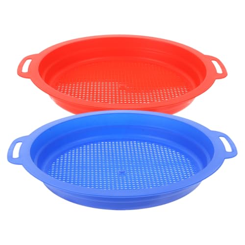 CORHAD 2Stücke Sandsieb Sandsieb für Strand Feinmaschig für Sommer Sandspielzeug und Kreative Aktivitäten Am Meer CORHAD 2Stücke Sandsieb Sandsieb für Strand Feinmaschig für Sommer Sandspielzeug und Kreative Aktivitäten Am Meer von CORHAD