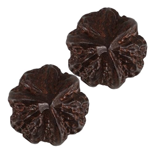 CORHAD 2pcs Fitness-Handball Massage-handwerkzeug Handtrainingsgeräte Handgriffausrüstungsball Handübung Übungsbälle Gymnastikbälle Für Erwachsene Fingerübungsball Light Brown Holz von CORHAD