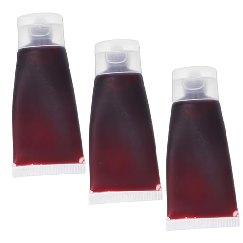 CORHAD 3 Stück Kunstblut Dickflüssiges Realistisches Fake Blood für Halloween Make Up Hautfreundlich und Abwaschbar für Vampire Cosplay Party Deko und Kreative Streiche CORHAD 3 Stück Kunstblut Dickflüssiges Realistisches Fake Blood für Halloween Make Up Hautfreundlich und Abwaschbar für Vampire Cosplay Party Deko und Kreative Streiche von CORHAD