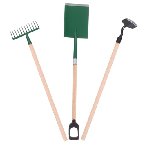 CORHAD 3 Stück Mini Gartengeräte Set für Teilige Schaufel Harke Hacke aus Miniatur Gartenspielzeug für Jungen Mädchen Kreativität CORHAD 3 Stück Mini Gartengeräte Set für Teilige Schaufel Harke Hacke aus Miniatur Gartenspielzeug für Jungen Mädchen Kreativität von CORHAD