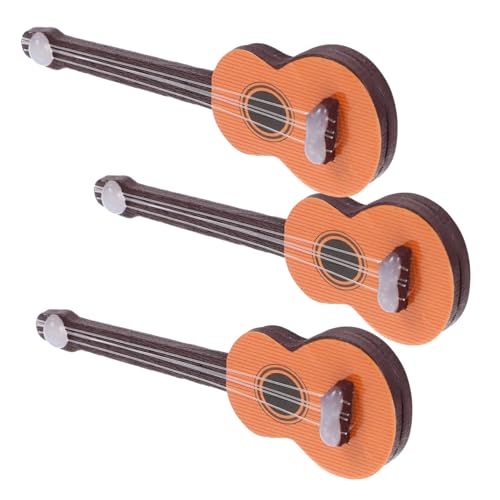 CORHAD 3 Stück Mini-Gitarren-dekore, Gitarrenmodelle, Puppenhaus-gitarrenmodelle, Fotografie-Requisiten CORHAD 3 Stück Mini-Gitarren-dekore, Gitarrenmodelle, Puppenhaus-gitarrenmodelle, Fotografie-Requisiten von CORHAD