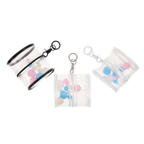 CORHAD 3 Stück Puppenspeicherbeutel Figuren-Präsentationstasche mit Schlüsselanhänger Figurenanzeigebeutel tragbare Ausstellungstasche Vitrine für Figuren PVC Transparent CORHAD 3 Stück Puppenspeicherbeutel Figuren-Präsentationstasche mit Schlüsselanhänger Figurenanzeigebeutel tragbare Ausstellungstasche Vitrine für Figuren PVC Transparent von CORHAD
