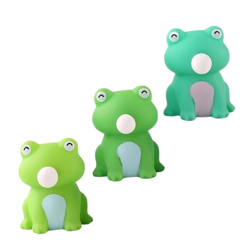 CORHAD 3 Stück Teiliges Dehnbares Frosch Antistress TPR Realistische Farbverlauf Optik Lustiges Squeeze Fidget für Jugendliche und Erwachsene zum Stressabbau Schreibtisch deko CORHAD 3 Stück Teiliges Dehnbares Frosch Antistress TPR Realistische Farbverlauf Optik Lustiges Squeeze Fidget für Jugendliche und Erwachsene zum Stressabbau Schreibtisch deko von CORHAD