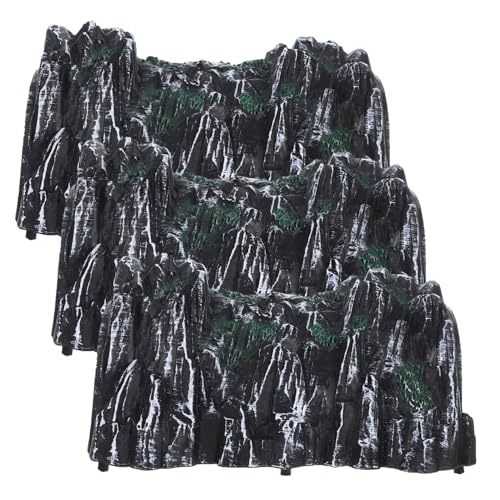 CORHAD 3 Stück Teiliges Eisenbahntunnel spielset aus Bruchsicherem Kunststoff Detailgetreues Höhlenmodell Miniaturzug zubehör für Fördert Kreatives und Fantasie von CORHAD