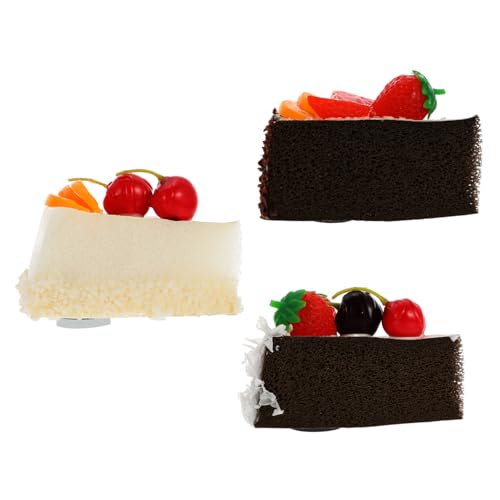 CORHAD 3 Stück Teiliges PU Kuchenmodell Realistische Simulation Tortendeko Fotografie Requisiten für Küchen Deko Tortenständer Zubehör Geschenkidee CORHAD 3 Stück Teiliges PU Kuchenmodell Realistische Simulation Tortendeko Fotografie Requisiten für Küchen Deko Tortenständer Zubehör Geschenkidee von CORHAD