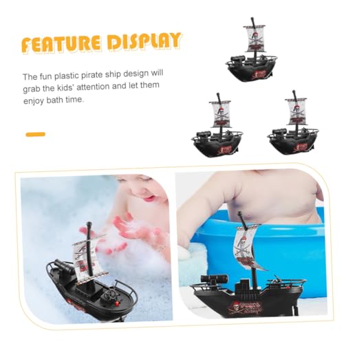 CORHAD 3 Stück Teiliges Piratenschiff badespielzeug Elektrisches Boot Leichtes Wasserdichtes Kunststoffmodell für Badewanne Pool Badespaß Spielerisches Lernen CORHAD 3 Stück Teiliges Piratenschiff badespielzeug Elektrisches Boot Leichtes Wasserdichtes Kunststoffmodell für Badewanne Pool Badespaß Spielerisches Lernen von CORHAD
