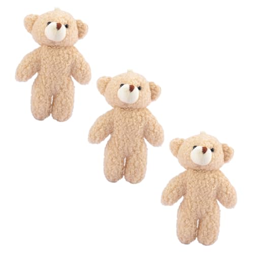 CORHAD 3 Stück Teiliges Plüsch Bären Schlüsselanhänger Kuscheltier Anhänger Weiches Stofftier für Taschen Rucksack Auto Dekoration CORHAD 3 Stück Teiliges Plüsch Bären Schlüsselanhänger Kuscheltier Anhänger Weiches Stofftier für Taschen Rucksack Auto Dekoration von CORHAD