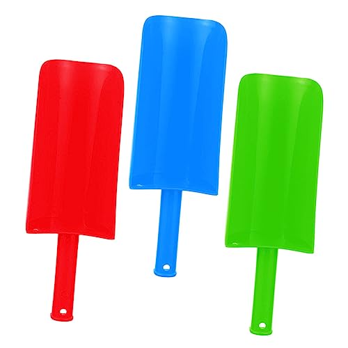 CORHAD 3 Stück Teiliges Sandspielzeug Sandschaufeln aus Robustem PP Kunststoff in Blau Rot Grün Leichte Strandspaten für Sandkasten Strand Pool Geschenk für Jungen Mädchen CORHAD 3 Stück Teiliges Sandspielzeug Sandschaufeln aus Robustem PP Kunststoff in Blau Rot Grün Leichte Strandspaten für Sandkasten Strand Pool Geschenk für Jungen Mädchen von CORHAD