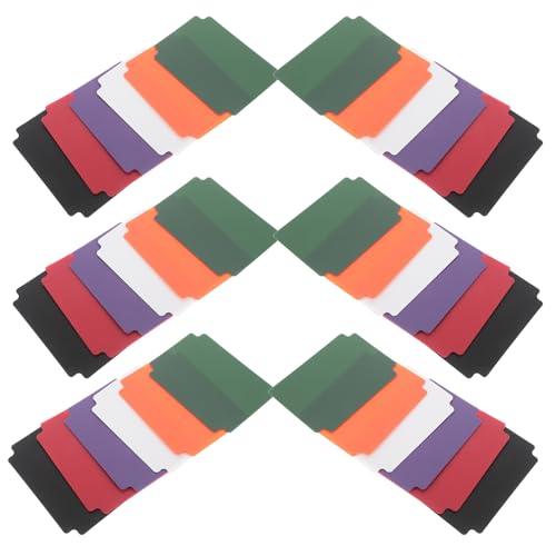 CORHAD Kartenteiler-Pack 30 Stück Kunststoffteiler Für Sammelkartenspiele Bücherregal-Organizer Weißes Kartenaufbewahrungszubehör CORHAD Kartenteiler-Pack 30 Stück Kunststoffteiler Für Sammelkartenspiele Bücherregal-Organizer Weißes Kartenaufbewahrungszubehör von CORHAD