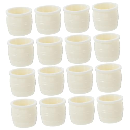 CORHAD 30 Stück Teiliges Miniatur Blumentopf Leichte Kunststoff Miniaturpflanzgefäße für Puppenhaus Miniatur Blumentöpfe Vielseitig für DIY Bastelprojekte und Mikro-landschaftsgestaltung CORHAD 30 Stück Teiliges Miniatur Blumentopf Leichte Kunststoff Miniaturpflanzgefäße für Puppenhaus Miniatur Blumentöpfe Vielseitig für DIY Bastelprojekte und Mikro-landschaftsgestaltung von CORHAD