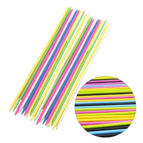 CORHAD 30 Stück Teiliges Pick Up Sticks Spiel Bunte Holzstäbe Pädagogisches Familienspiel für Erwachsene Feinmotorik und Hand Auge Koordination bei Indoor und Outdoor Partys von CORHAD