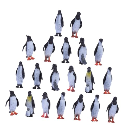 CORHAD 32Stücke Teiliges Realistische Pinguin Figuren Aus Langlebigem PVC Pinguin Modell Für Pädagogisches Und Garten Dekoration Für Kreative Projekte Und Lernspiele von CORHAD