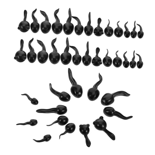 CORHAD 39 Stück Teiliges Mini Harz Tiere Realistische Kleine Kaulquappen Figuren Vielseitige DIY Bonsai Mikro Landschaftsdekoration Pflegeleichte Aquarium Miniatur Ornamente von CORHAD