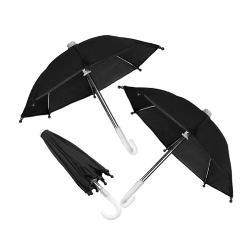 CORHAD 3Stücke Regenschirm Dekoration Für Puppenhäuser Elegantes Puppenhaus Zubehör Farblich Abgestimmte Mini Regenschirme Für Spielzeughausdekoration Und Kreative von CORHAD