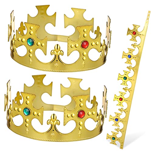 CORHAD Kindergeburtstag 3er Set Geburtstagskrone Goldene Partyhüte Für Jungen Und Ädchen Glänzende Als Kopfschmuck Für Geburtstagsfeiern Und Cosplay Zubehör CORHAD Kindergeburtstag 3er Set Geburtstagskrone Goldene Partyhüte Für Jungen Und Ädchen Glänzende Als Kopfschmuck Für Geburtstagsfeiern Und Cosplay Zubehör von CORHAD