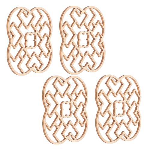 CORHAD 4 Stück Miniatur Holzfenster Teilig Chinesisches Stil Modellbau Puppenhaus Zubehör DIY Fensterdekoration für Miniaturhäuser Bastelbedarf und Puppenhausfenster Simulation CORHAD 4 Stück Miniatur Holzfenster Teilig Chinesisches Stil Modellbau Puppenhaus Zubehör DIY Fensterdekoration für Miniaturhäuser Bastelbedarf und Puppenhausfenster Simulation von CORHAD