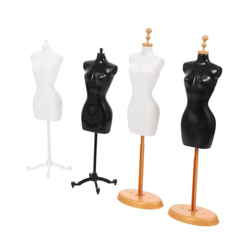 CORHAD 4 Stück Teiliges Mini Puppenständer Stabiler Kunststoff Mannequin Modellständer für Puppenkleidung Präsentation Glatte Oberfläche Platzsparend für Puppenhaus Dekoration CORHAD 4 Stück Teiliges Mini Puppenständer Stabiler Kunststoff Mannequin Modellständer für Puppenkleidung Präsentation Glatte Oberfläche Platzsparend für Puppenhaus Dekoration von CORHAD
