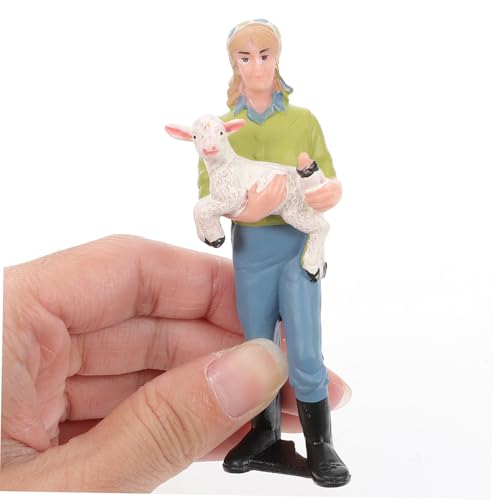 CORHAD 4 Stück Teiliges Miniatur Bauern Figuren Realistische Statische Farmer Modelle Detailreiche Farm Charaktere als Kuchendekorationen Pädagogisches und Sammlerstücke CORHAD 4 Stück Teiliges Miniatur Bauern Figuren Realistische Statische Farmer Modelle Detailreiche Farm Charaktere als Kuchendekorationen Pädagogisches und Sammlerstücke von CORHAD