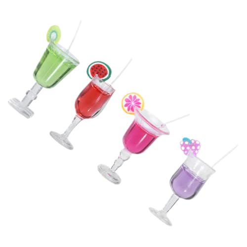CORHAD 4 Stück Teiliges Miniatur Puppenhaus Sommer Cocktails Flaschen aus Resin Lebendige Farben Bruchsicher für DIY Puppenhaus Zubehör und Dekorative Fotorequisiten CORHAD 4 Stück Teiliges Miniatur Puppenhaus Sommer Cocktails Flaschen aus Resin Lebendige Farben Bruchsicher für DIY Puppenhaus Zubehör und Dekorative Fotorequisiten von CORHAD
